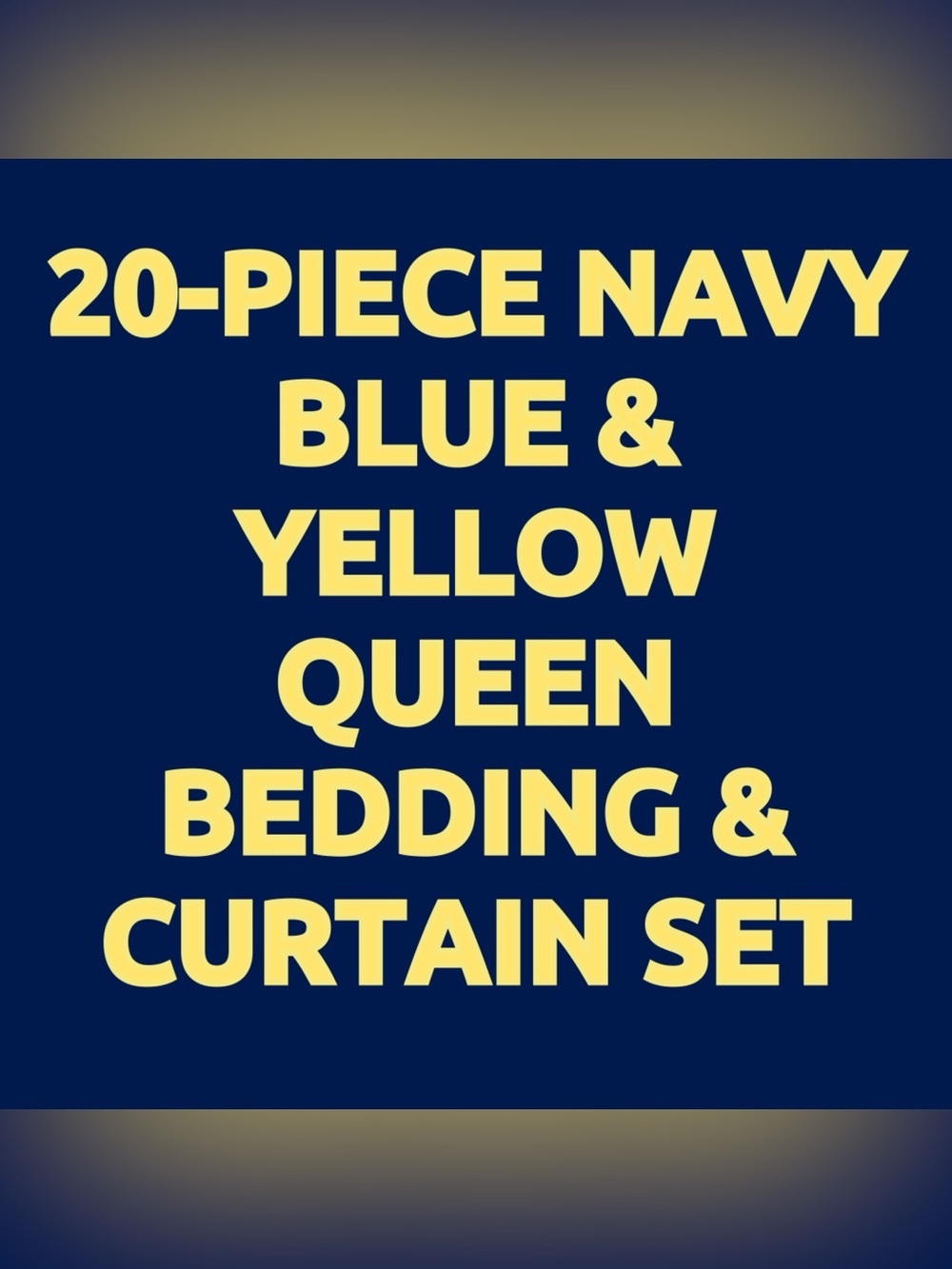 Queen bedding & curtains set